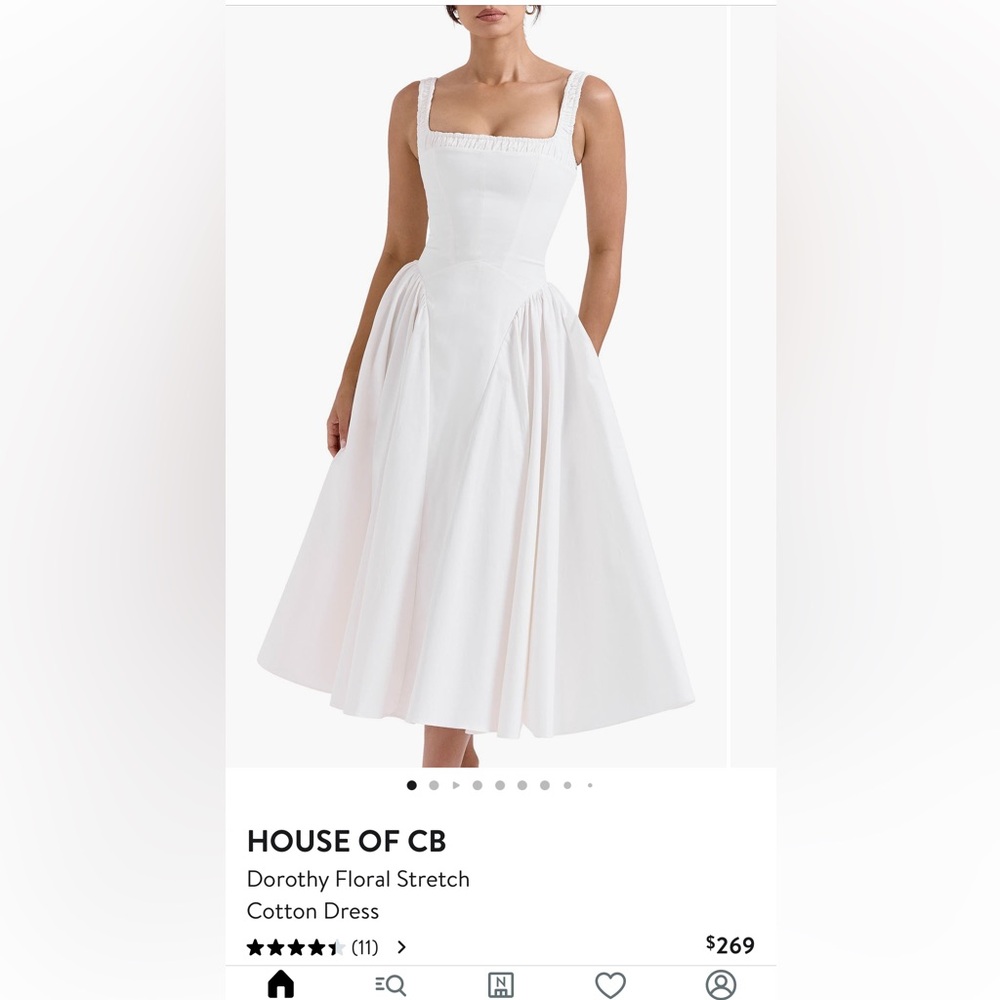 House of CB Dorthy Stretch Cotton Dress